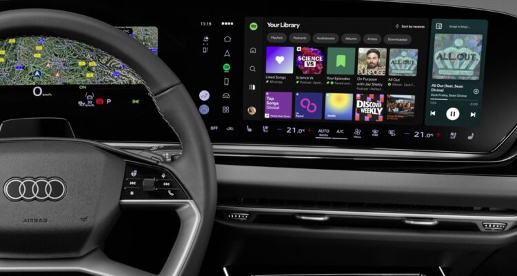 Spotify Sapa Penumpang Audi