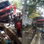 Diduga Rem Blong Penyebab Kecelakaan