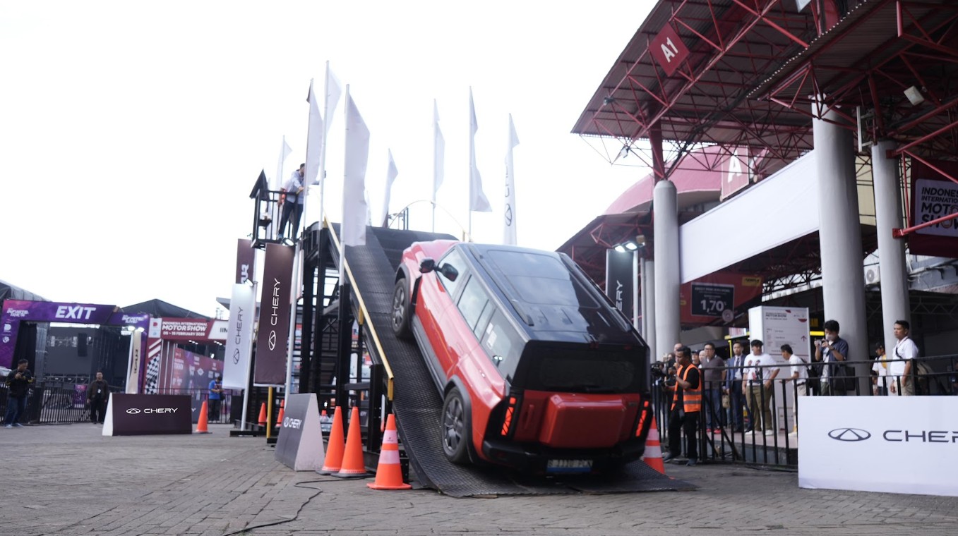 Chery J6 Tantangan IIMS 2026 Otoplasa Chery J6T Kemiringan 35 Derajat