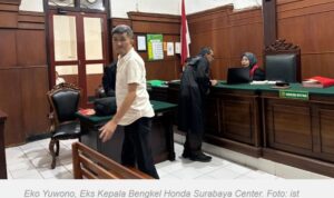 Eko Yuwono Mantan Kabeng Honda Otoplasa Jaksa Tolak Eksepsi