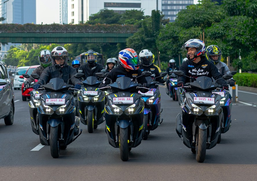 Gathering Team AEROX Jakarta Otoplasa 25Agt2025 Yamaha AEROX Alpha