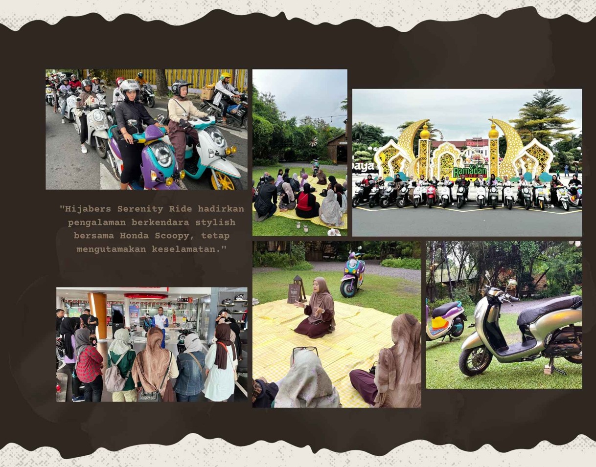 Hijabers Serenity Ride With Honda Scoopy