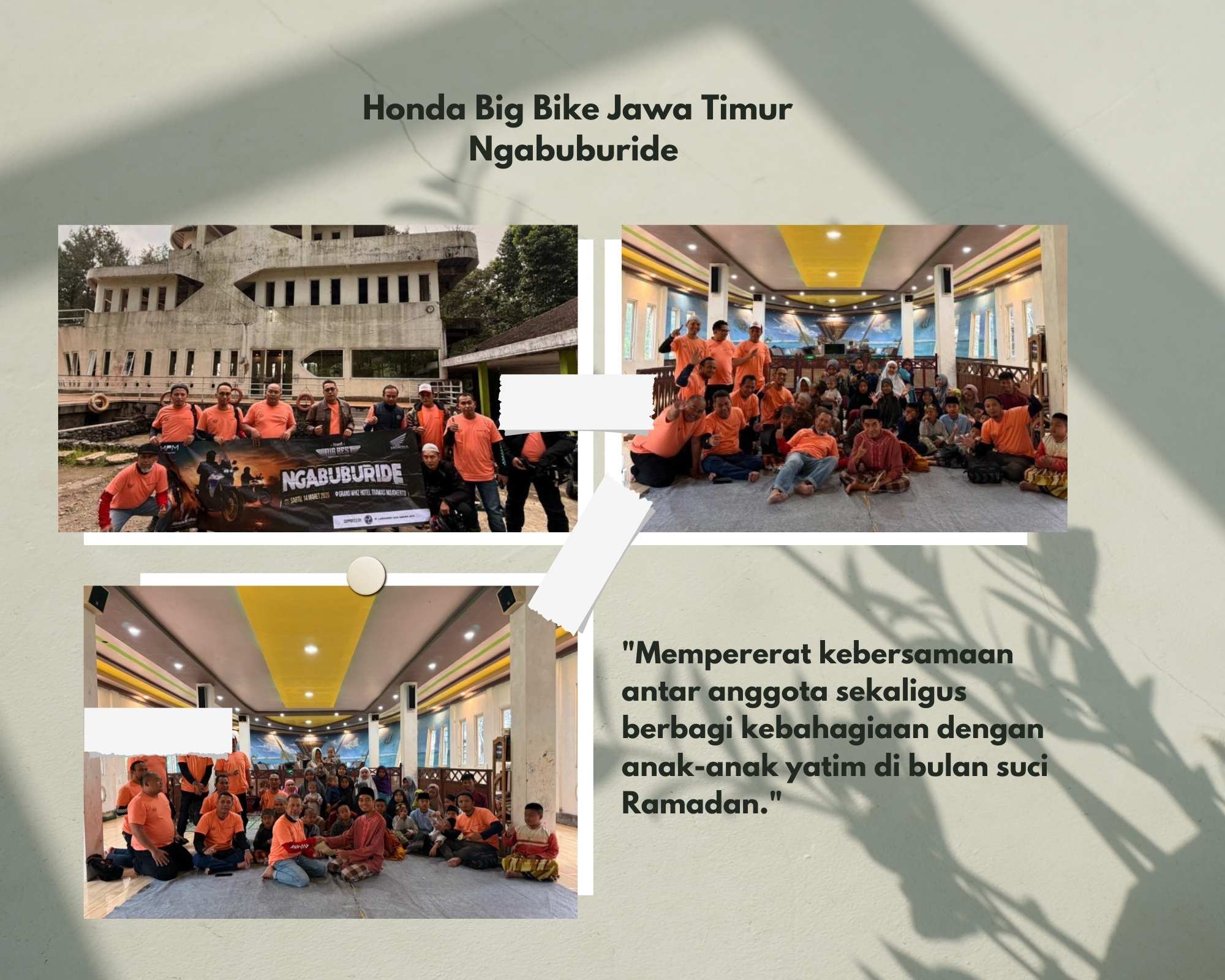 Honda Big Bike Jatim Ngabuburide
