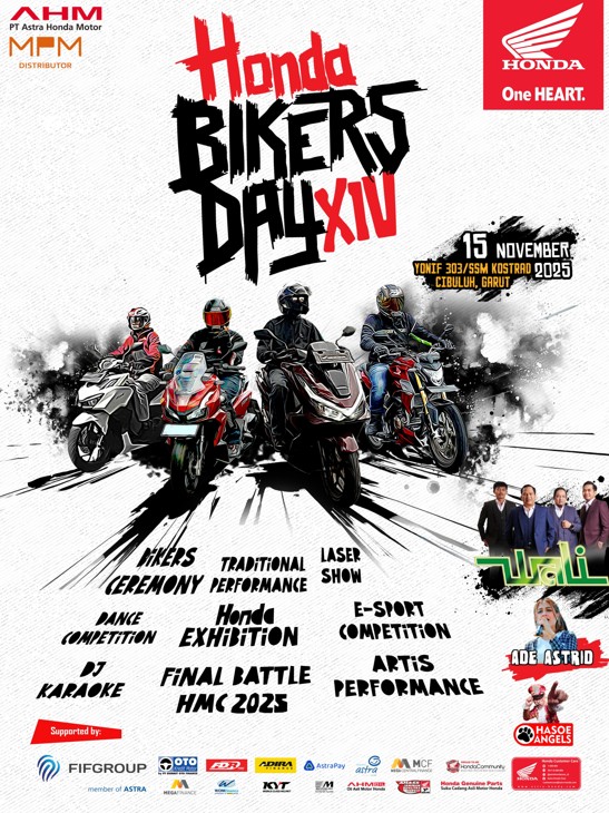 Honda Bikers Day 15 Nov Otoplasa Bikers Honda Bikers Day