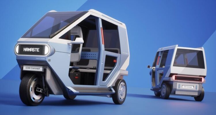 Hyundai TVS Listrik Roda Tiga India