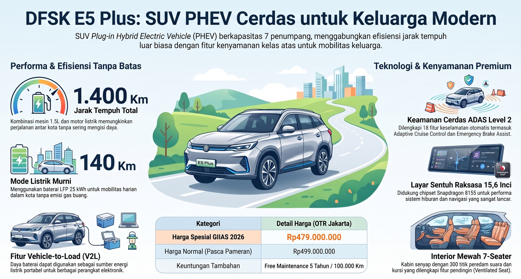 DFSK E5 Plus SPBU