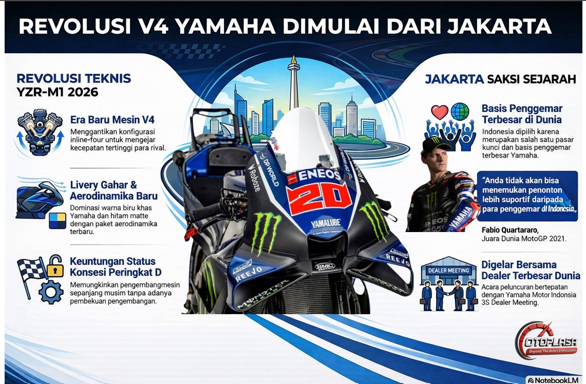 Infografis Yamaha MotoGP Jakarta 2026 Infografis Yamaha MotoGP