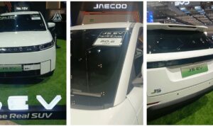 Jaecoo J5 EV Booth GIIAS 2026 Otoplasa Jaecoo J5 EV GIIAS 2026