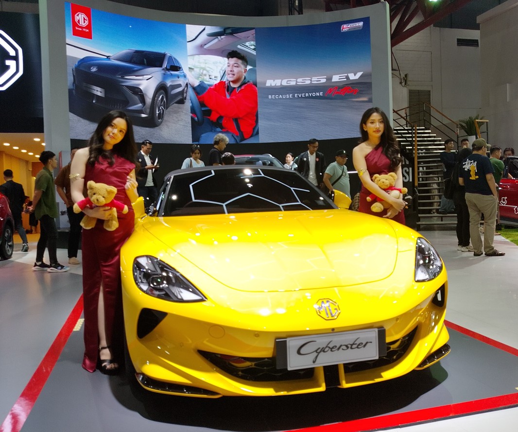 MG Cyberster IIMS Otoplasa MG di IIMS 2026