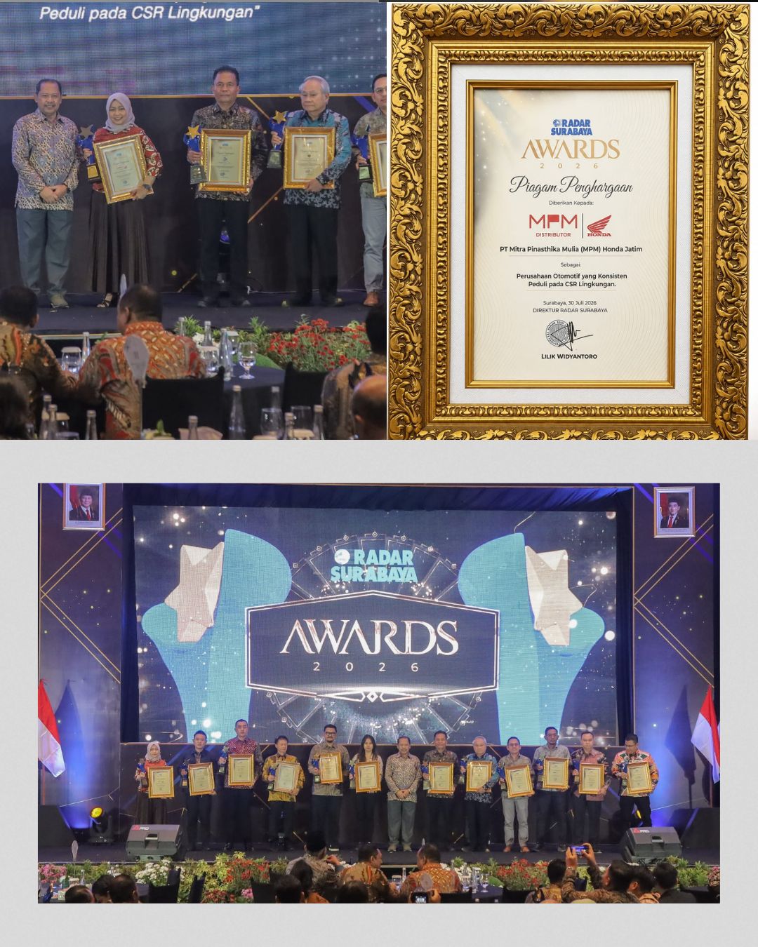 MPM Honda Jatim Radar Surabaya Award 2026