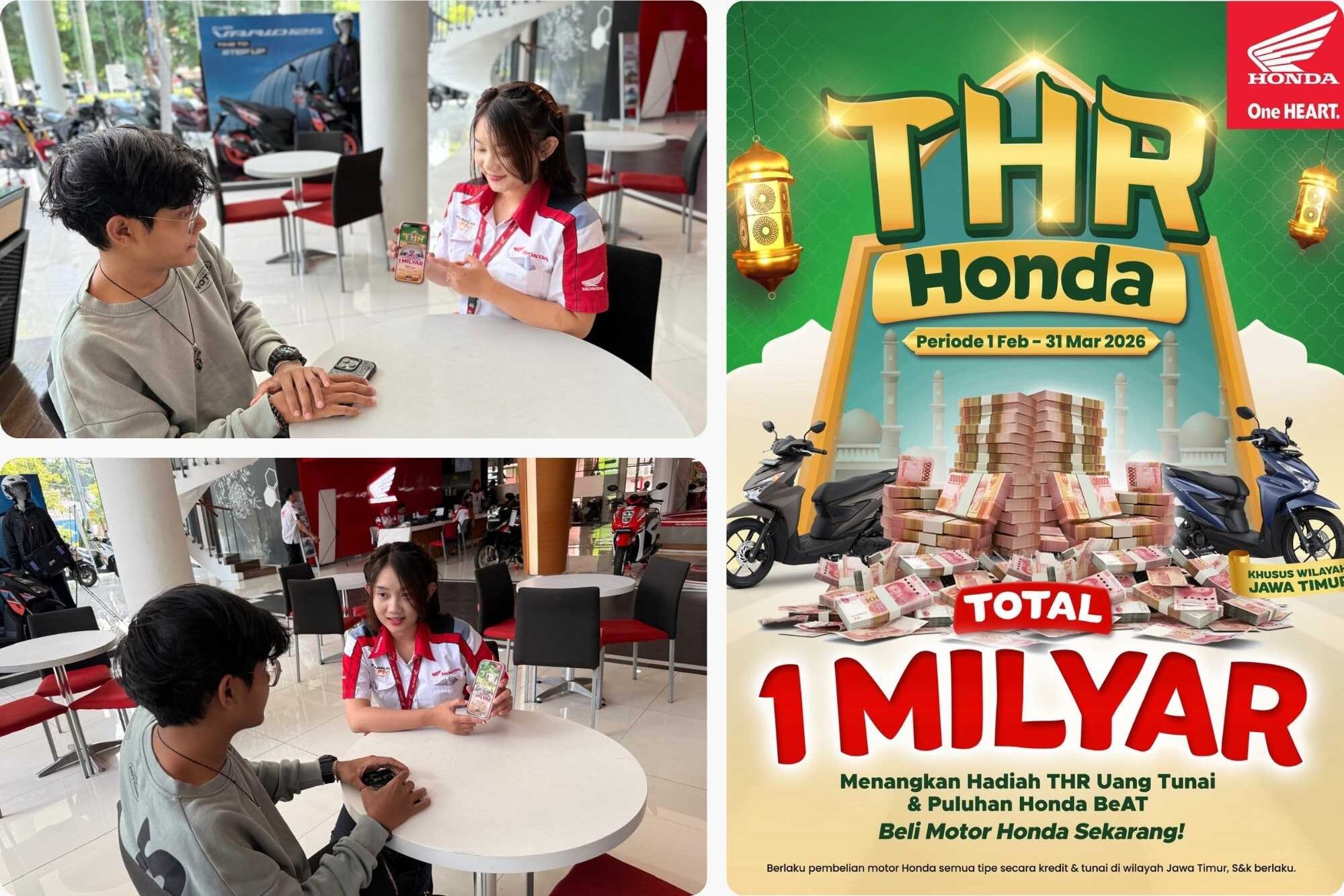 MPM Honda Jatim Undian 1 Miliar Ramadan Otoplasa Lebaran 2026 MPM Honda Jatim THR
