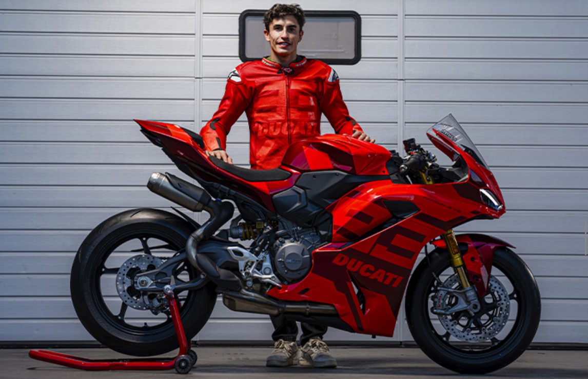Marc Marquez Ducati Panigale V2 Otoplasa Marc Marquez Kembali