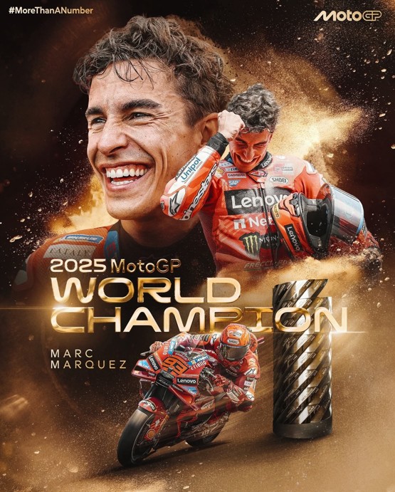 Marc Marquez Juara dunia 2025 Otoplasa anak Marc Marquez