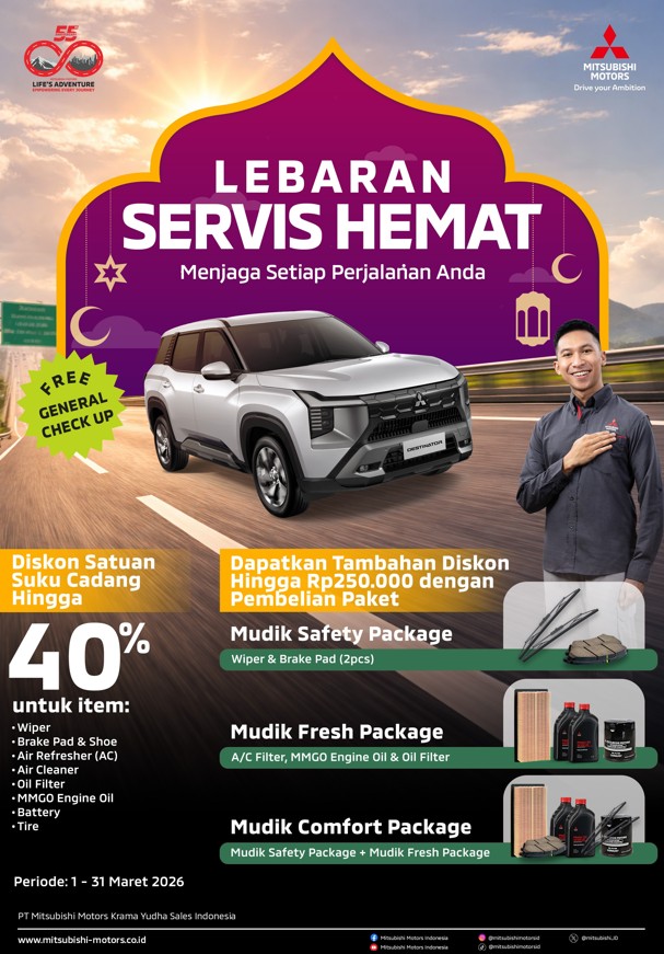 Mitsubishi Servis Hemat Otoplasa Harga Paket Mitsubishi Lebaran Campaign 2026