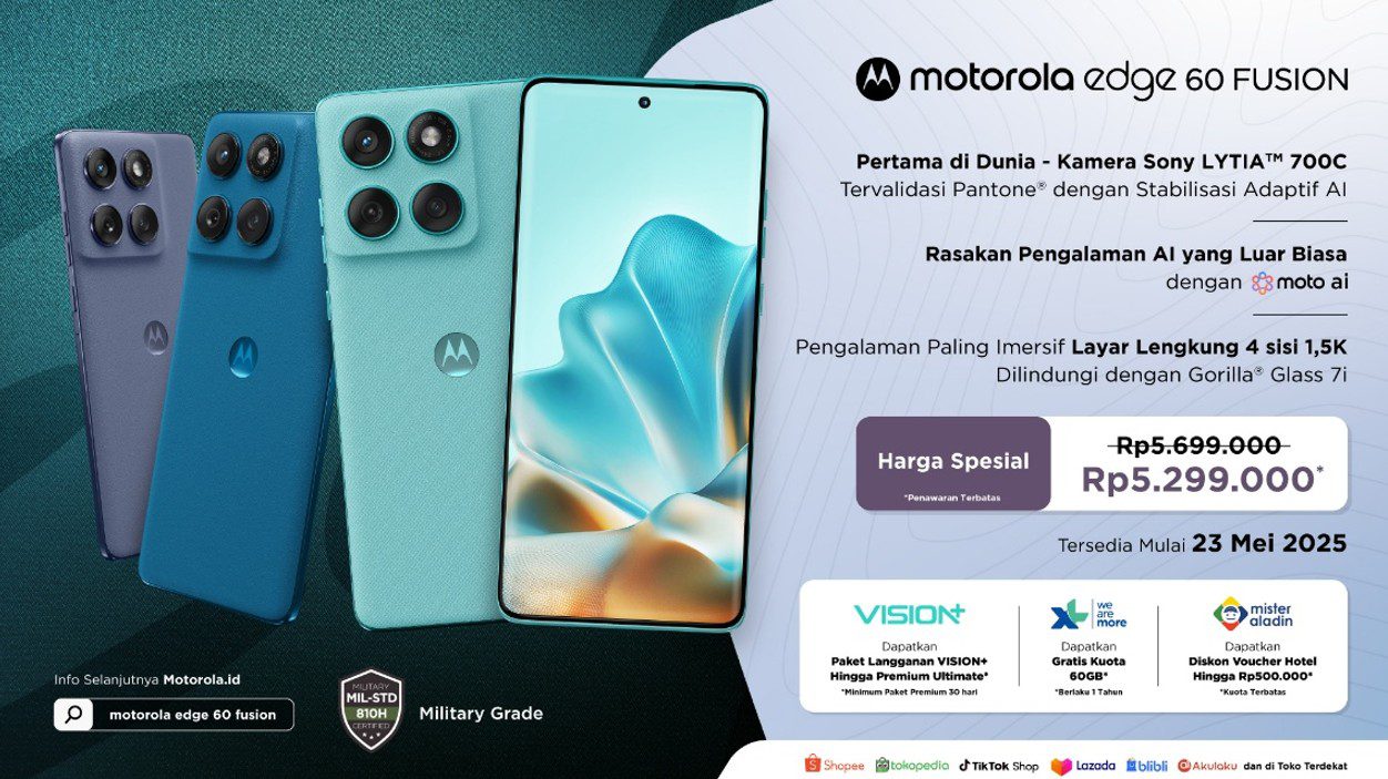 Motorola edge 60 FUSION Surabaya