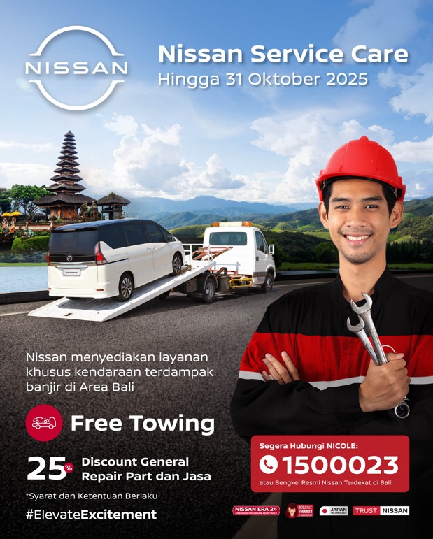 Nissan Banjir Bali Otoplasa 20Sept2025 Free Towing Diskon Nissan