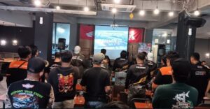 Komunitas Honda Jatim Nobar Mandalika