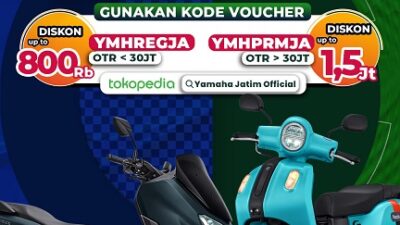 PROMO SPESIAL AWAL TAHUN Yamaha Tokopedia Otoplasa Diskon Yamaha STSJ Tokopedia