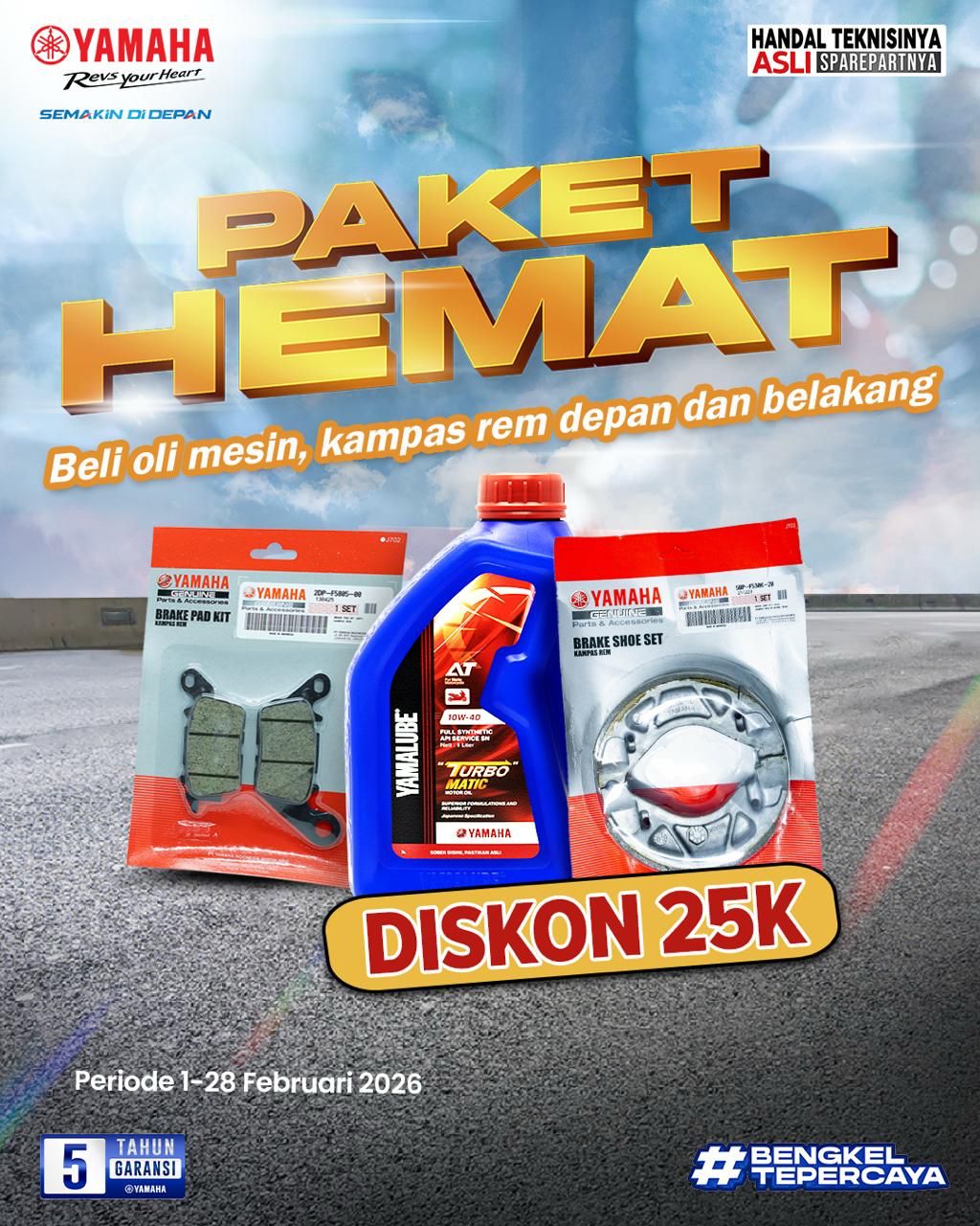 Paket Hemat Servis Yamaha Otoplasa Yamaha STSJ Paket Hemat Servis