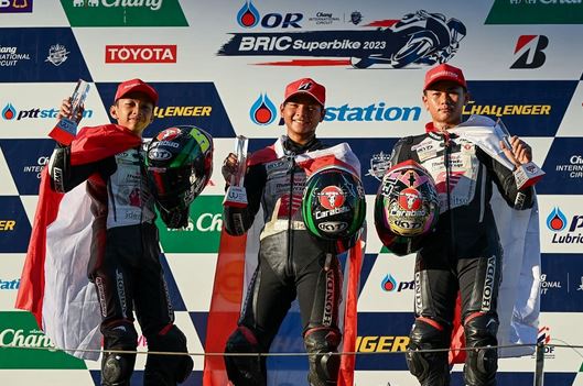 Pembalap AHM Honda Otoplasa 3 Pembalap Astra Honda Juara