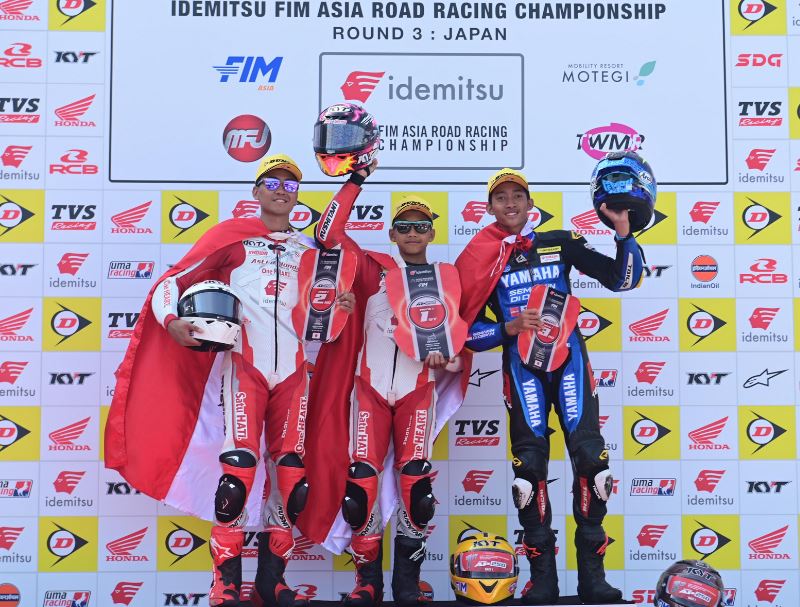 Pembalap Binaan Honda Otoplasa Pembalap Honda Podium ARRC