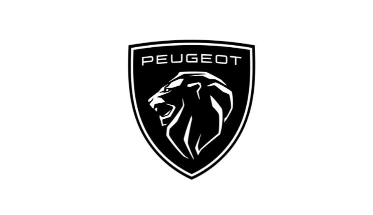 Peugeot logo baru white