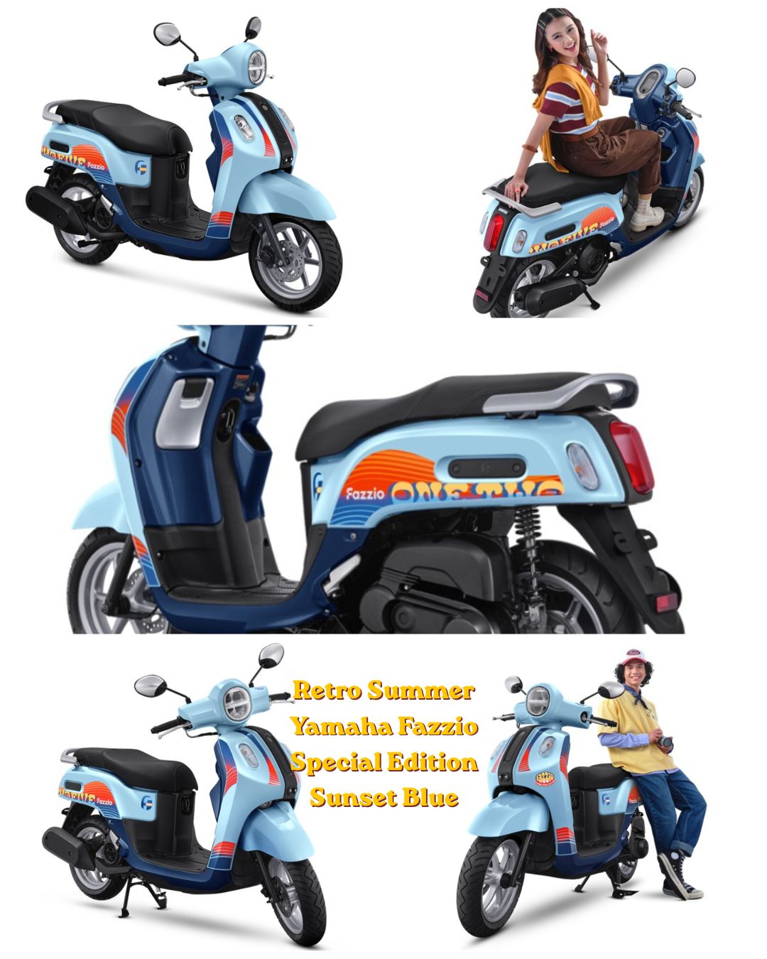 Yamaha Fazzio Special Edition Sunset Blue