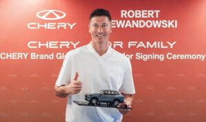 Robert Lewandowski Brand Global Ambassador Chery