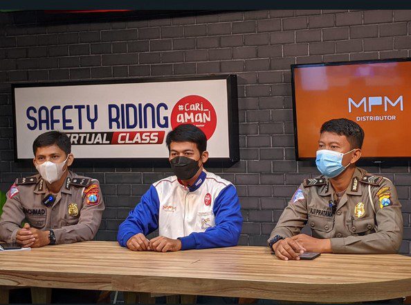 Safety Riding MPM Honda Cari Aman Polrestabes Surabaya MPM Honda