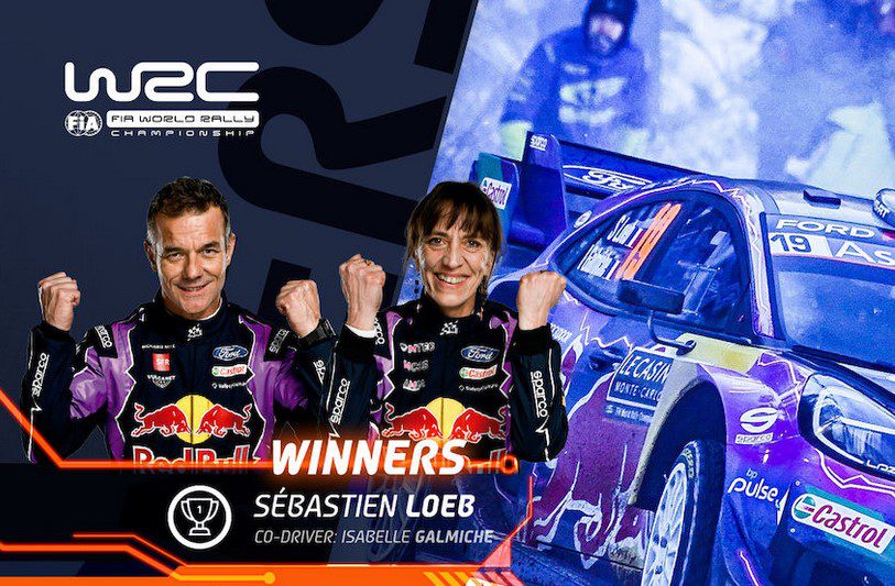 Sebastien Loeb Isabelle Galmiche Sebastien Loeb Juara