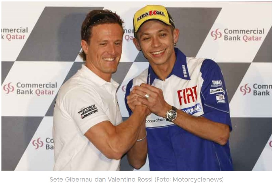 Sete Gibernau Valentino Rossi Otoplasa Sete Gibernau Rossi Marquez