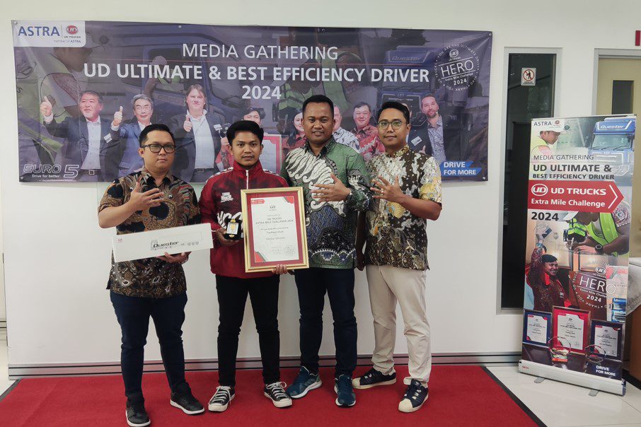 Sopir UD Trucks Indonesia Juara Jepang