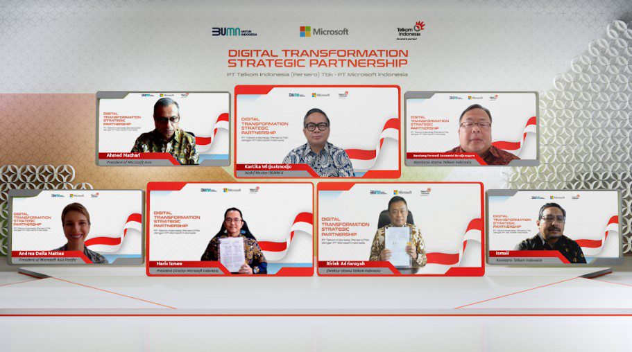 Kolaborasi Telkom - Microsoft