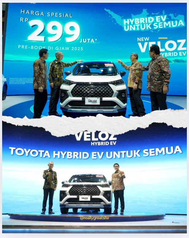Harga Toyota New Veloz Hybrid EV