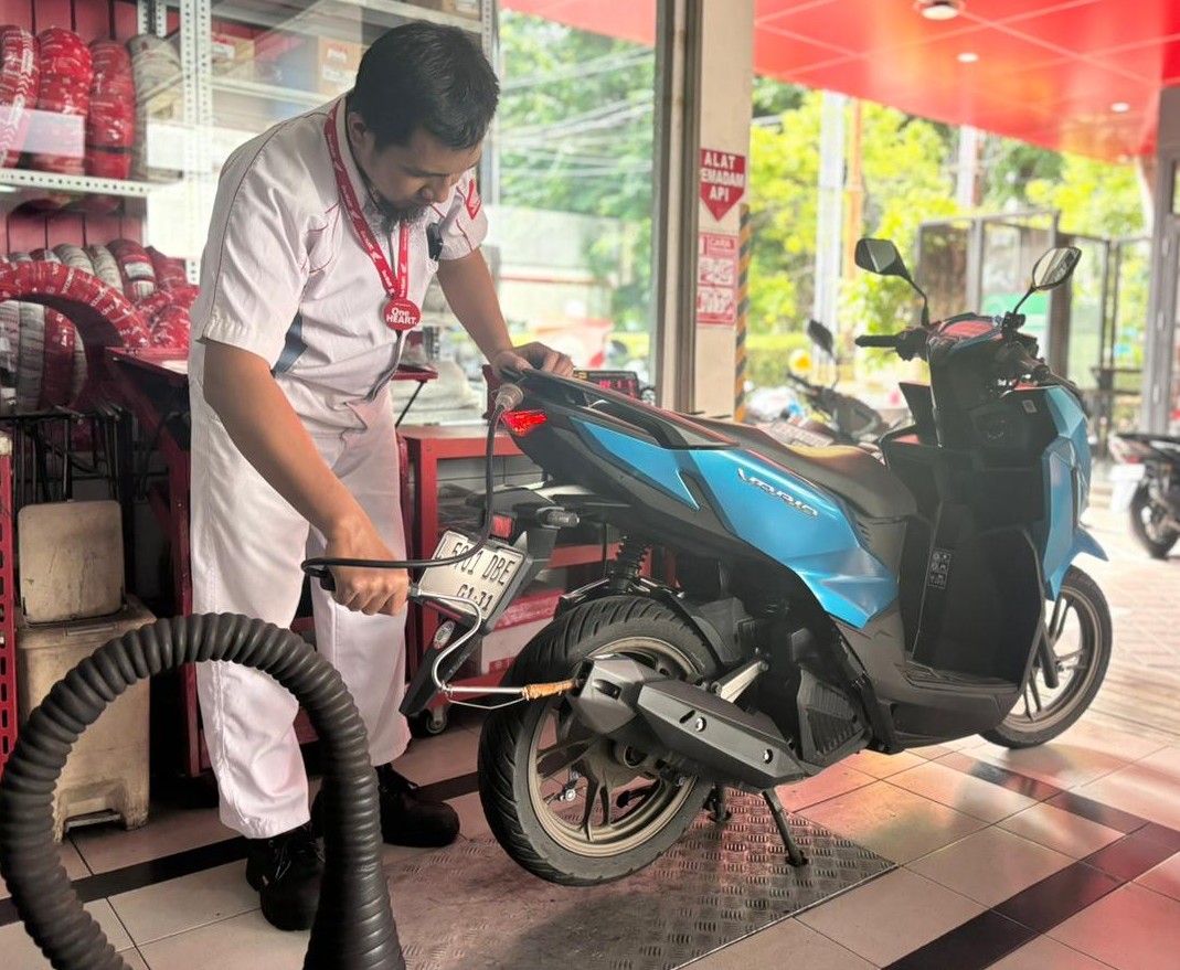 Uji Emisi Gratis MPM Honda Jatim