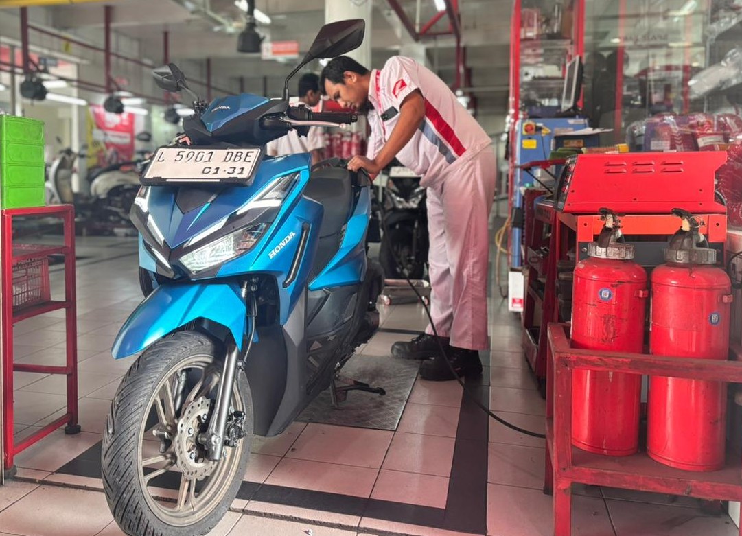 Uji Emisi Gratis MPM Honda Jatim
