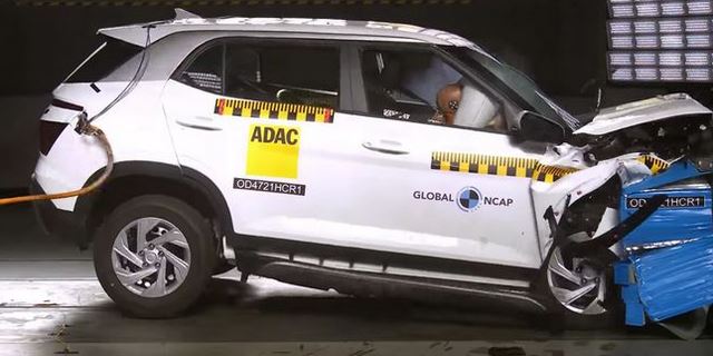 Uji Tabrak Hyundai Creta 3 Bintang Uji Tabrak Hyunda Creta