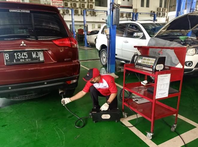 Uji Emisi Bengkel Mitsubishi