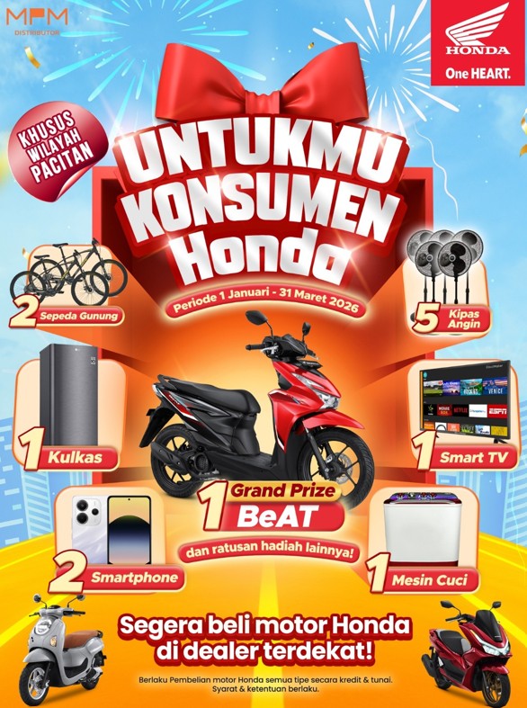 Untukmu Konsumen Honda Pacitan Otoplasa Pacitan Beli Honda Berhadiah BeAT