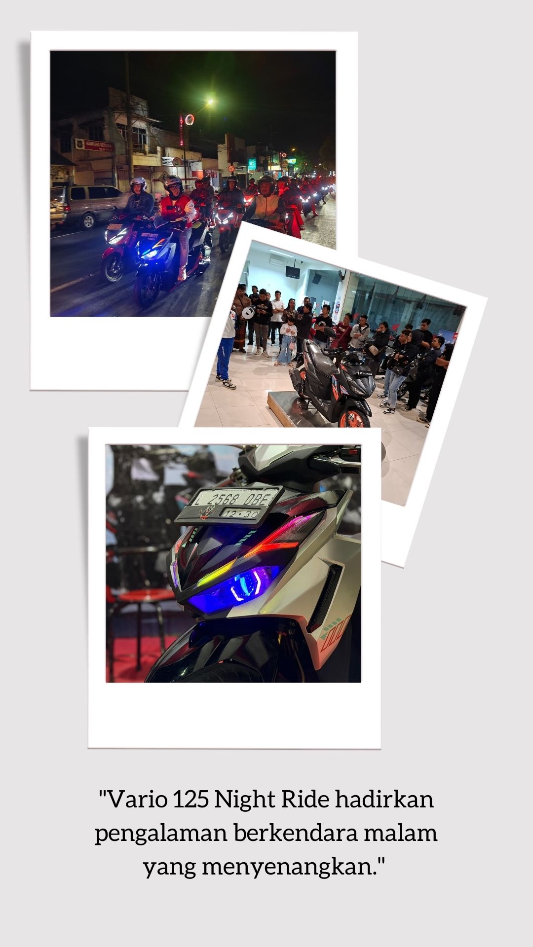 Vario 125 Night Ride Blitar