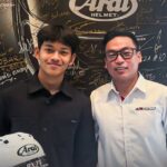 Helm Arai KYT Veda Ega Pratama