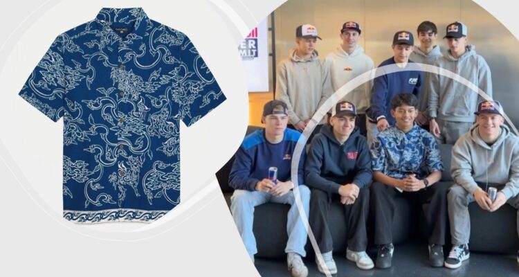 Veda Ega Pratama Batik Sulur Mendung Red Bull