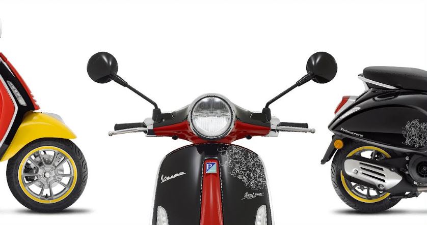 Vespa Primavera Mickey Mouse