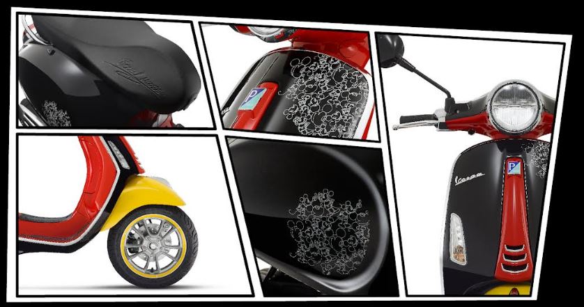 Vespa Primavera Mickey Mouse