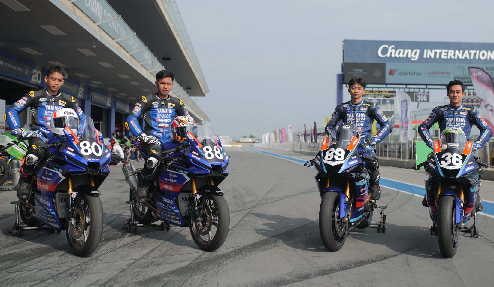 Yamaha ARRC Otoplasa Yamaha Racing Indonesia Podium