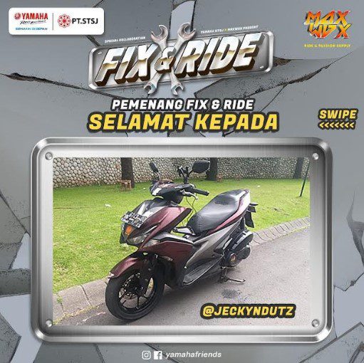 Yamaha Aerox Fix Ride Otoplasa2