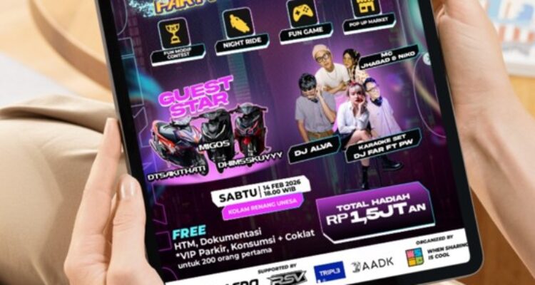 Yamaha Aerox Jatim Party Night Splash