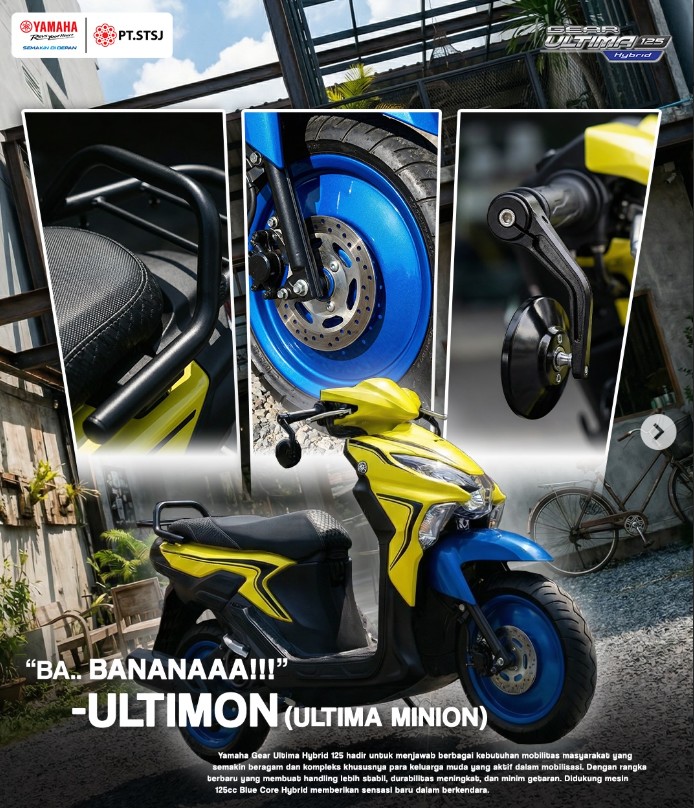 Pisang Yamaha Gear Ultima Hybrid Ultimon