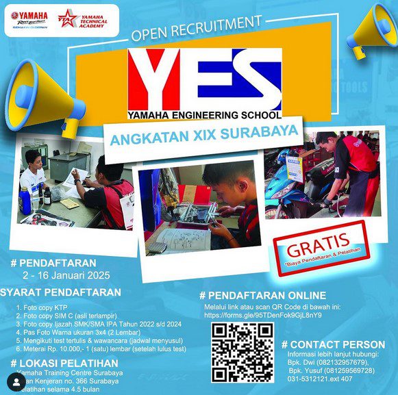 Yamaha Engginering School STSJ Otoplasa Yamaha Engineering School STSJ