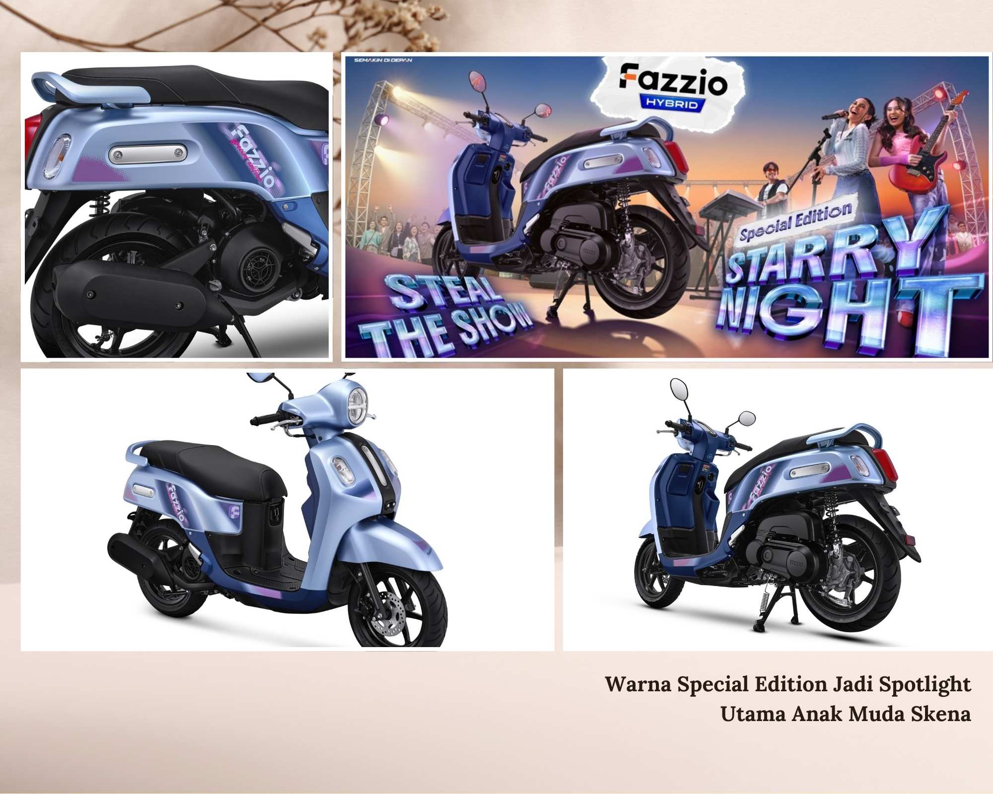 Yamaha Fazzio Hybrid Starry Night